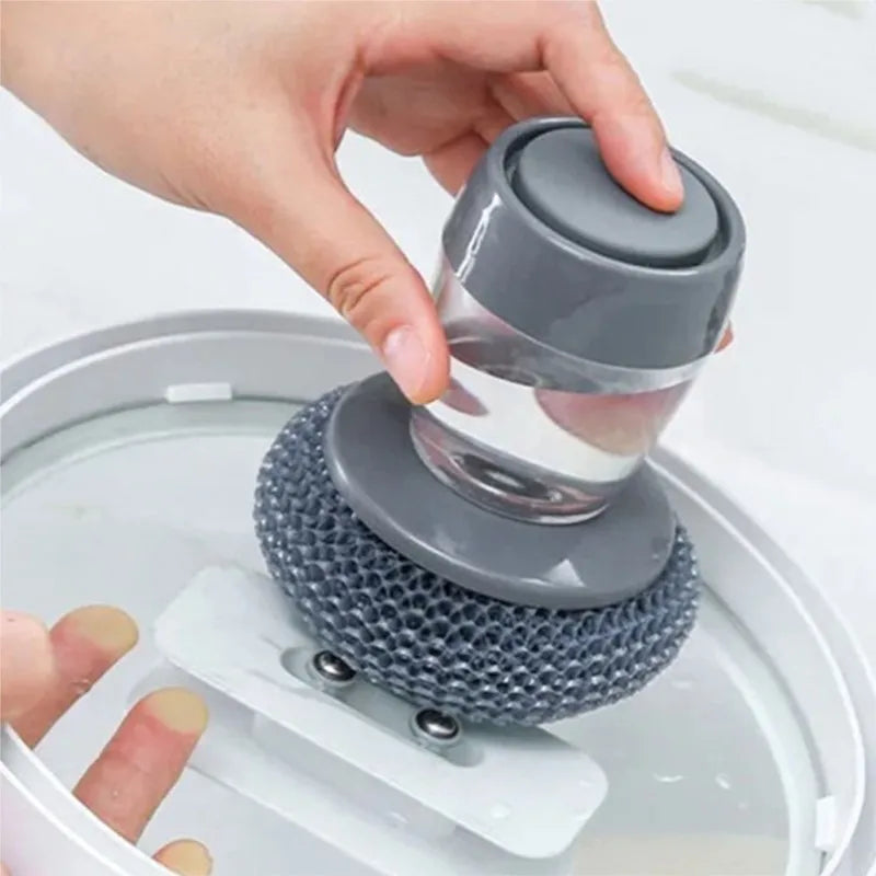 Cepillo Lavaplatos con Dispensador de Jabón ProClean