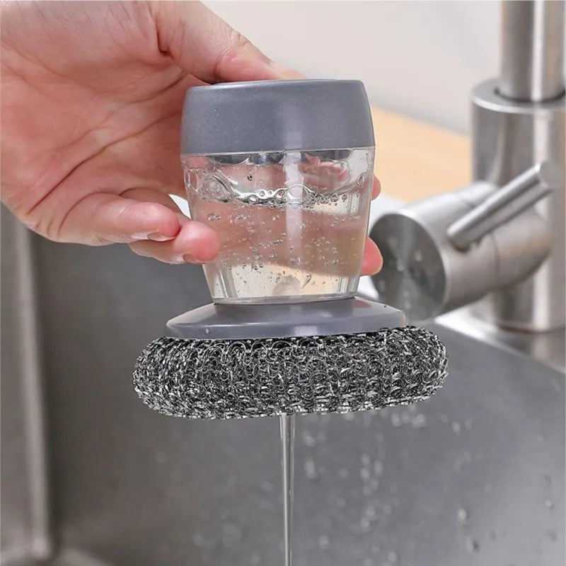 Cepillo Lavaplatos con Dispensador de Jabón ProClean