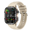Reloj inteligente militar original con llamadas inalámbricas y funciones de fitness; resistente al agua (IP68, apto para natación) y deportivo, compatible con iOS y Android (modelo 2026).